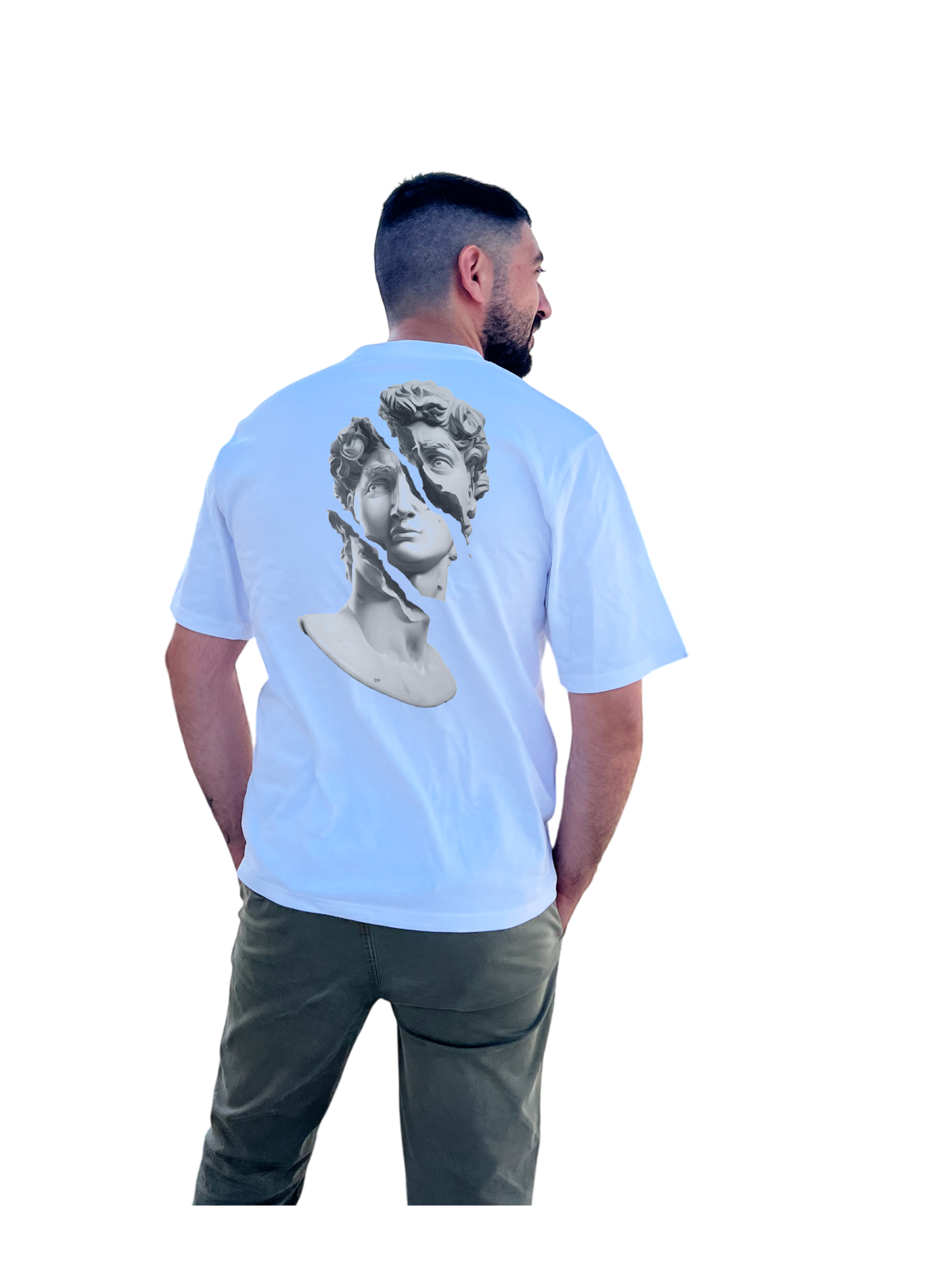 Ανδρικό μπλουζάκι OVERSIZE με χαλαρή εφαρμογή 250gr K-PRIME