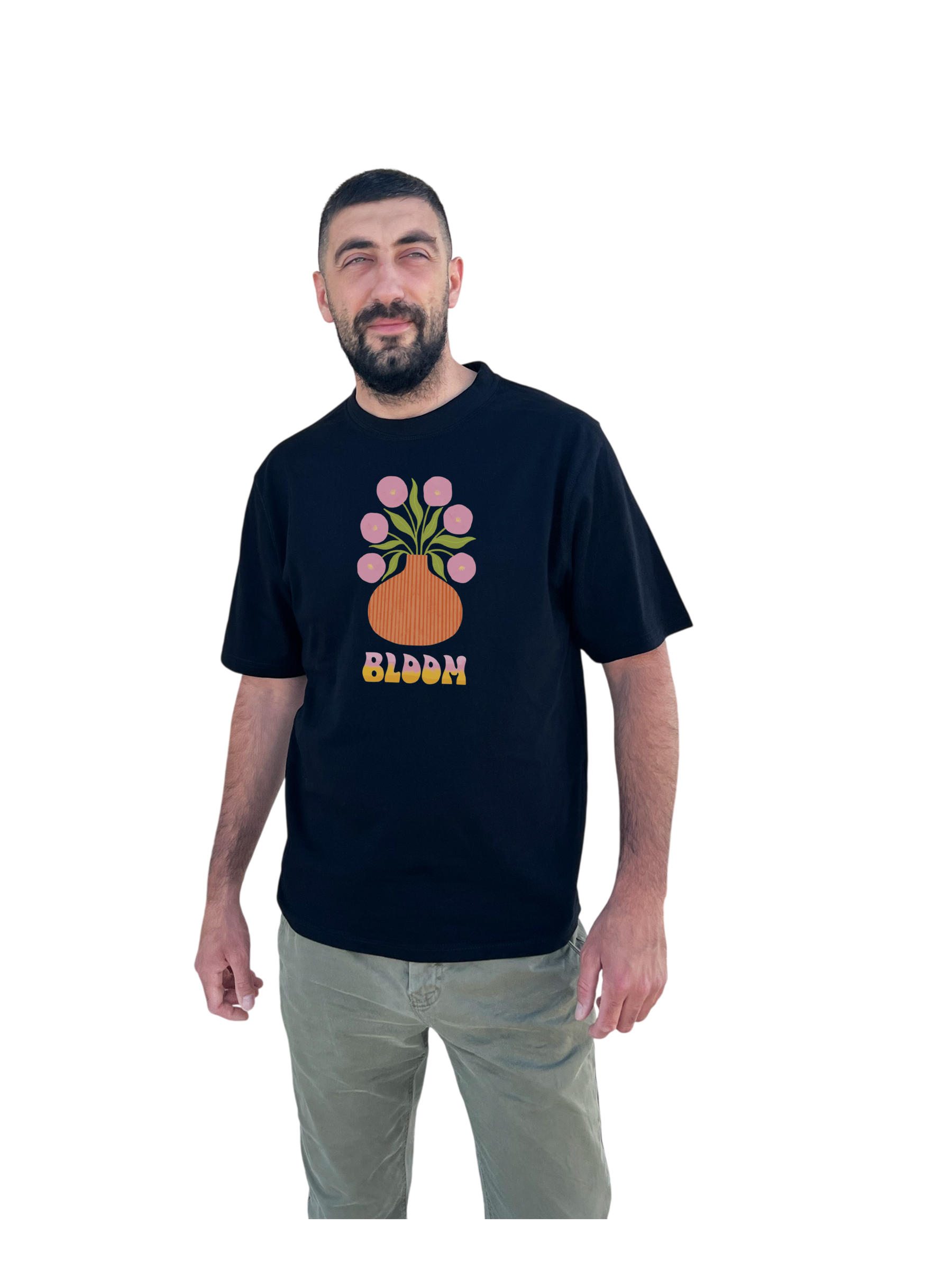 Ανδρικό μπλουζάκι OVERSIZE με χαλαρή εφαρμογή 250gr  K-PRIME