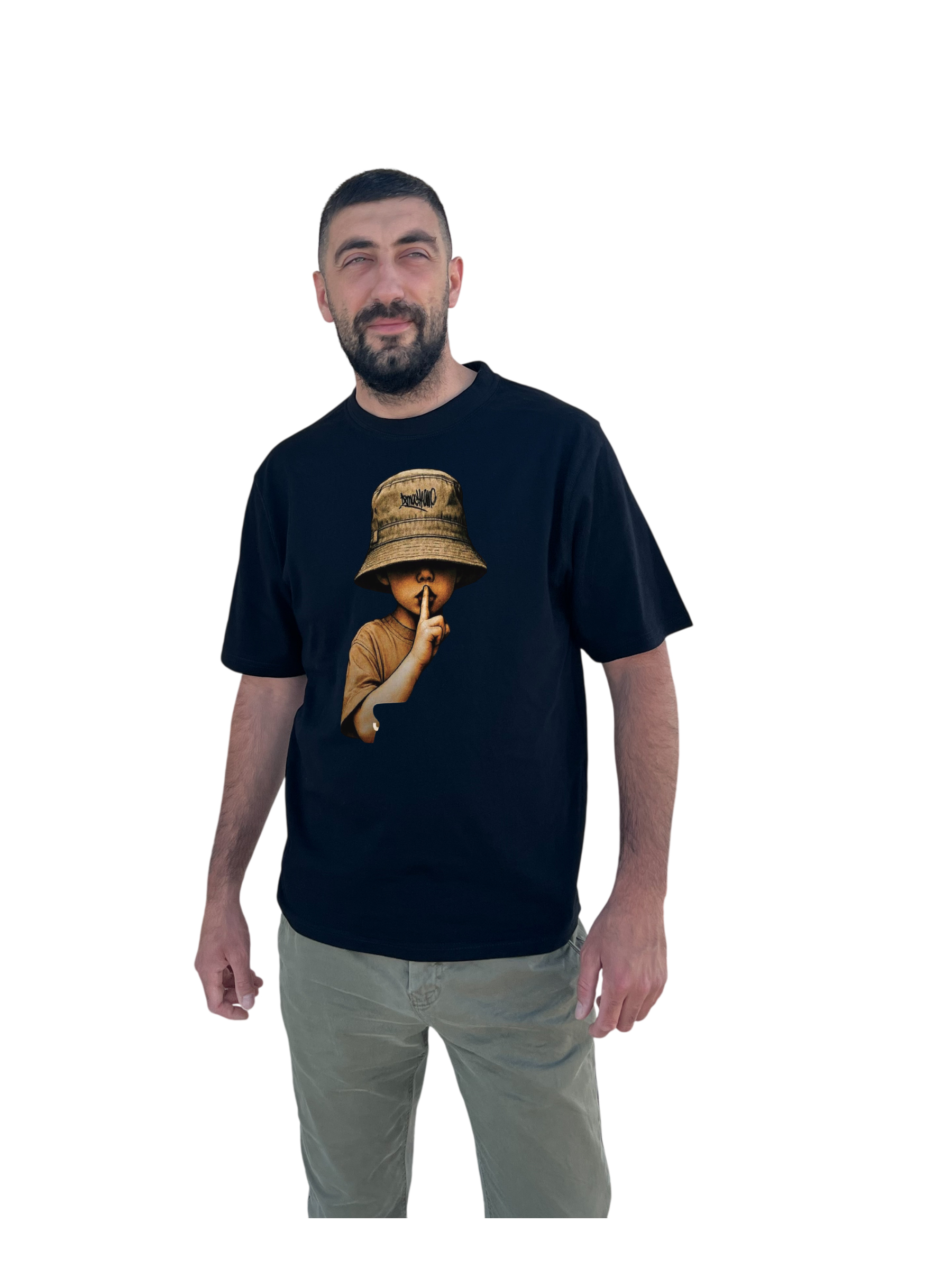 Ανδρικό μπλουζάκι OVERSIZE με χαλαρή εφαρμογή 250gr K-PRIME