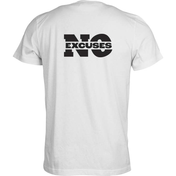 Tshirt "NO EXCUSES"