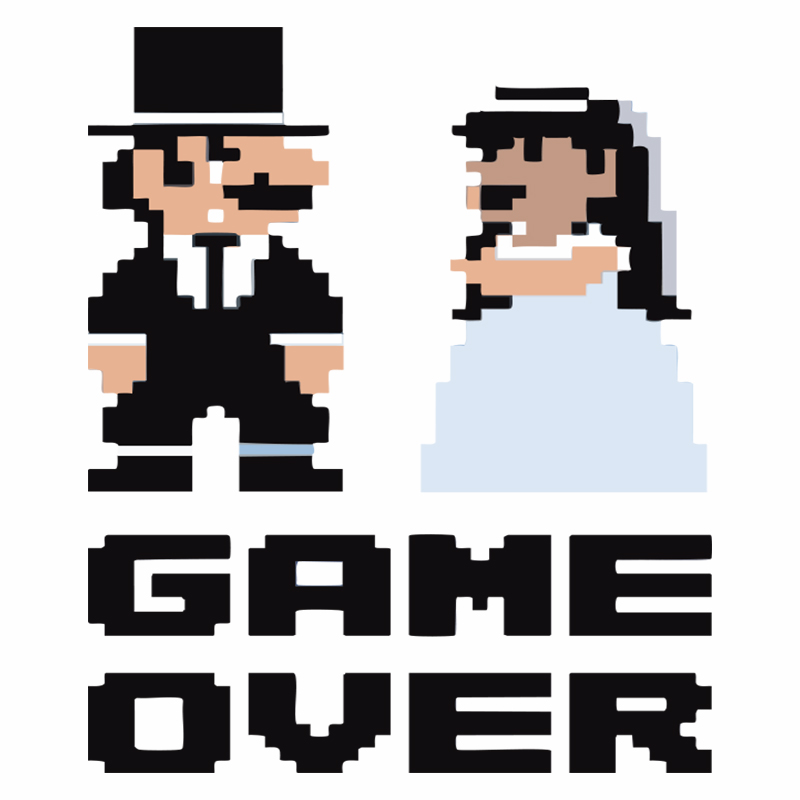 Tshirt "Bachelor game over"