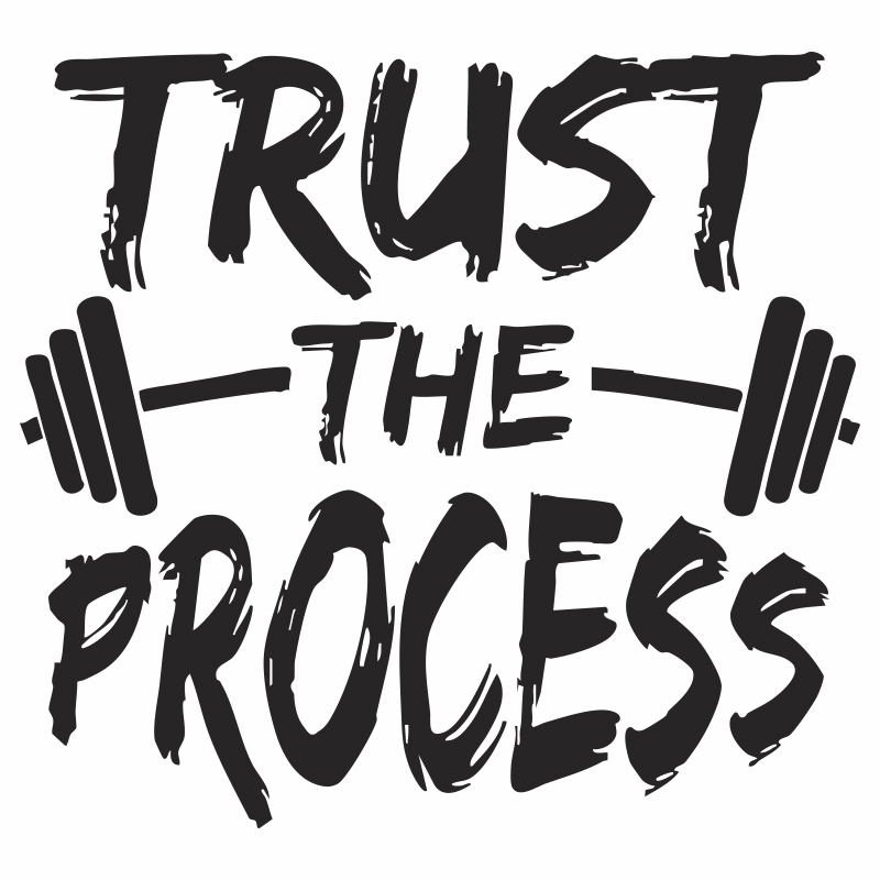 Tshirt "Trust the process"