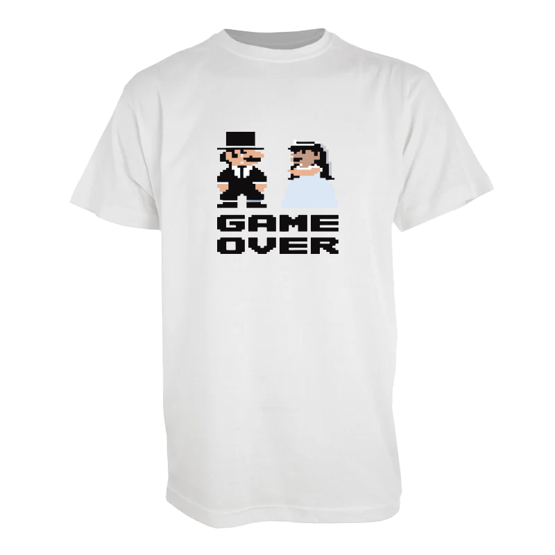 Tshirt "Bachelor game over"