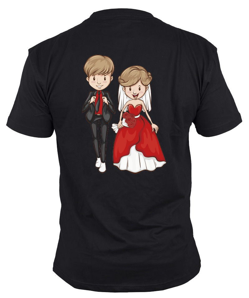 Tshirt "Groom with your wife"