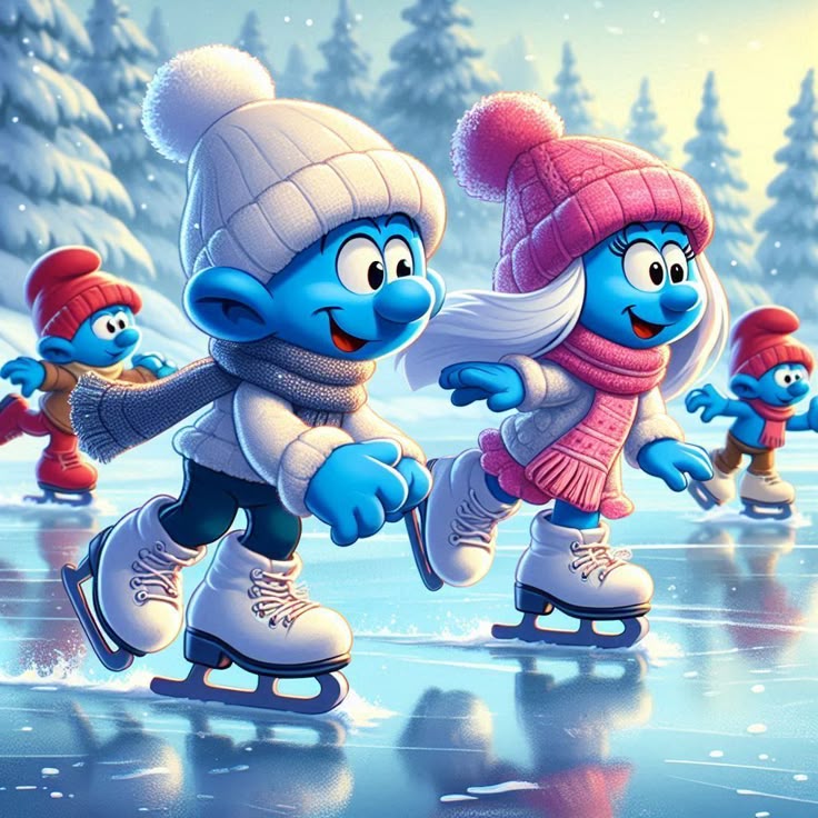 Κούπα "Christmas Smurfs"