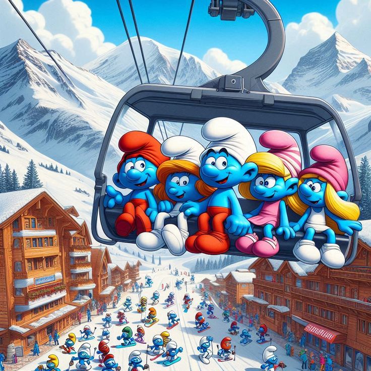 Κούπα "Christmas Smurfs No2"