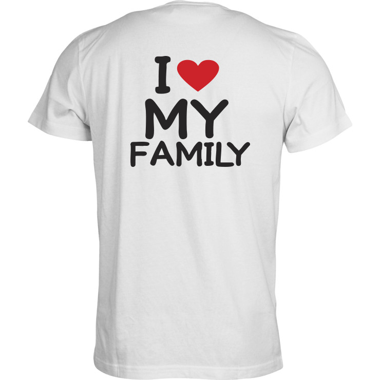 Tshirt "I love ΜΥ Family"