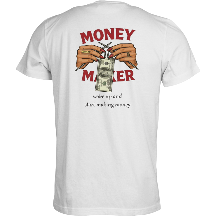 Tshirt "Wake up and start making money"