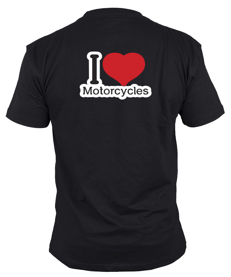 Tshirt "I love motorcycles"