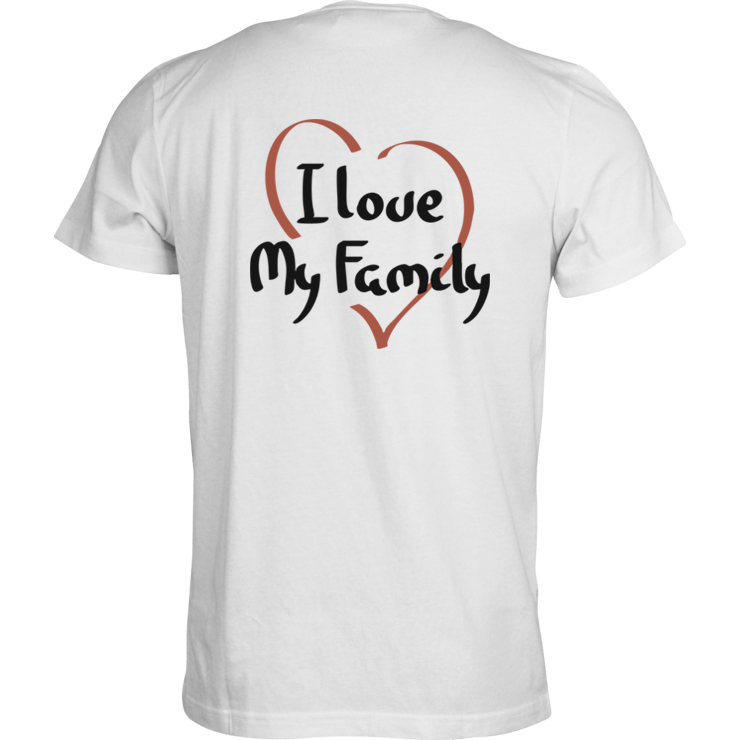 Tshirt "I love my family"