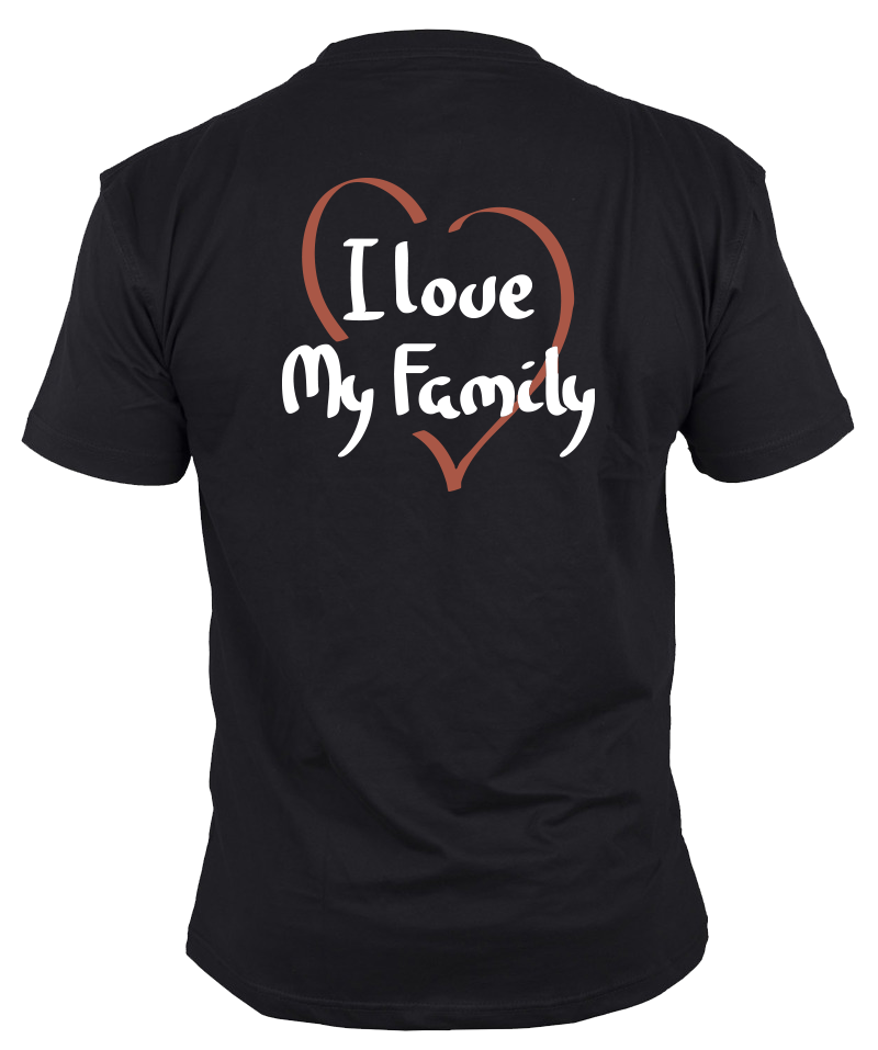 Tshirt "I love my family"