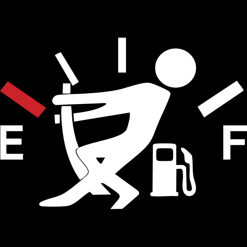Tshirt "Fuel meter"