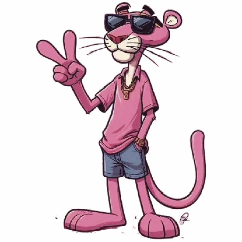 Tshirt " Pink panther"