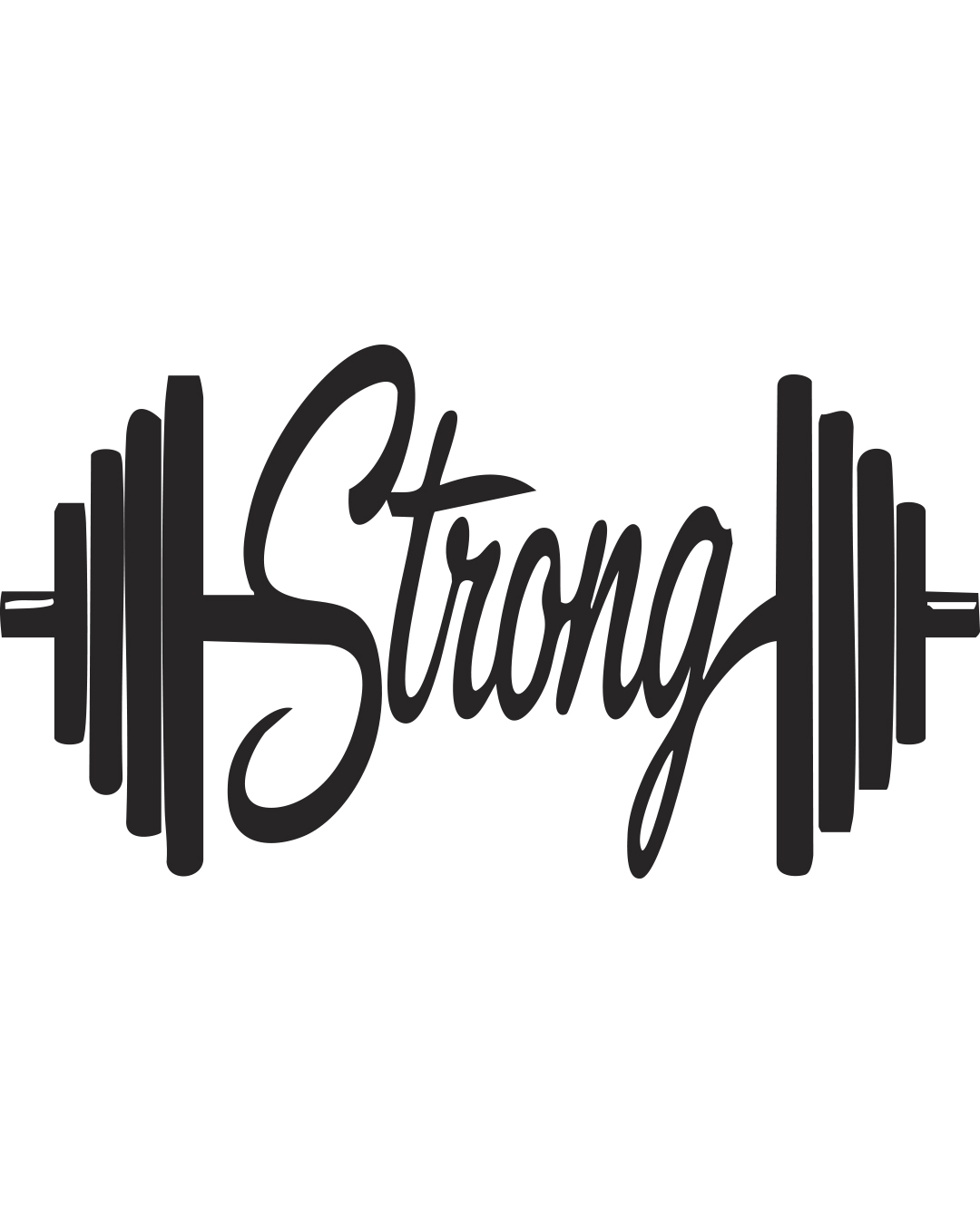 Vinyl sticker για λείες επιφάνειες "Strong"